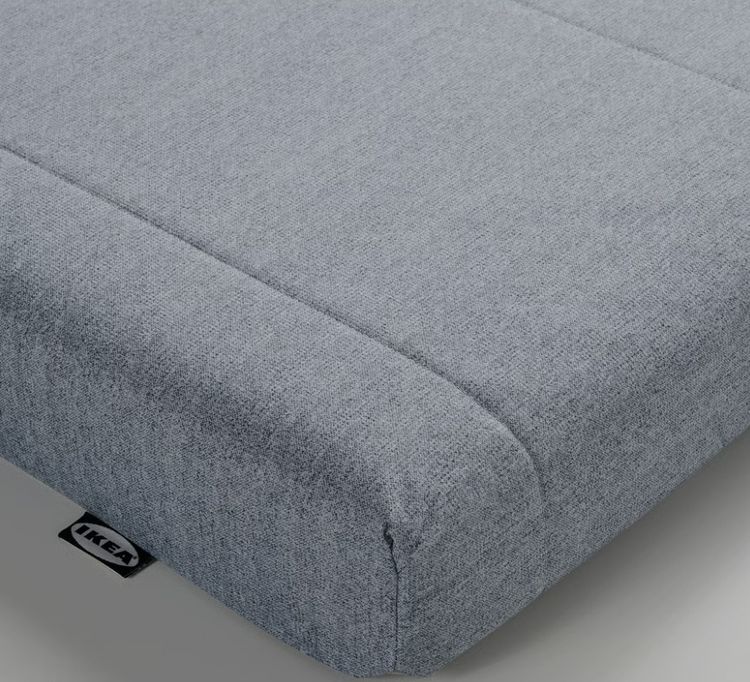Foam mattress firm light blue 90 200 cm ที่นอนโฟมเนื้อแน่น สภาพใหม่ขนาด3ฟุต รูปที่ 4