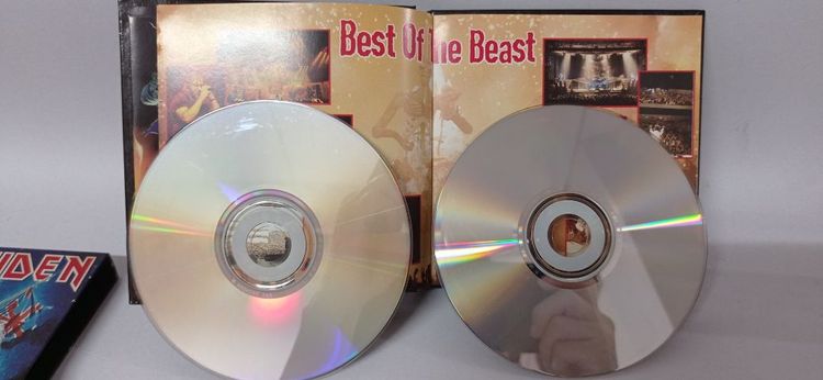 CD เพลงแผ่นแท้ IRON MAIDEN แผ่นคู่ Best of the Beast รูปที่ 4