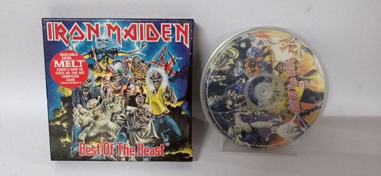 CD เพลงแผ่นแท้ IRON MAIDEN แผ่นคู่ Best of the Beast รูปที่ 6