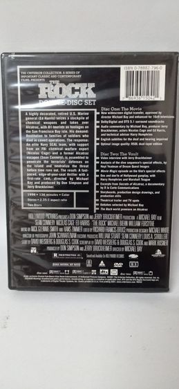 DVD แท้ โซน 1 The Rock, Nicolas cage แผ่นคู่ The Criterion Collection รูปที่ 2