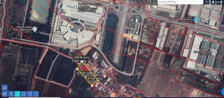 ขายที่ดินป่าสัก ลำพูน 4 ไร่ 2 งาน 44 ตรว หน้ากว้าง แปลงสวย รูปที่ 4