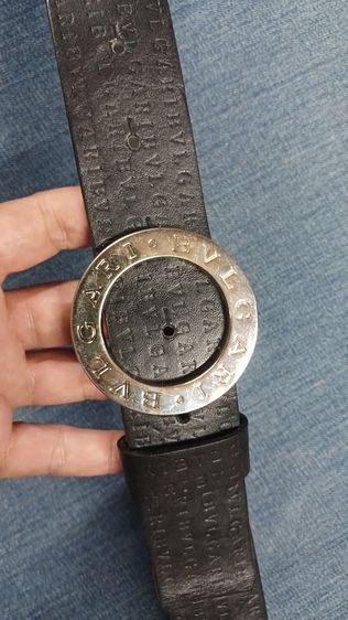 เข็มขัดหนังแท้ ตอกแบรนด์ (งานแฟชั่น) เอว 33 ถึง 37 กว้าง 1.5 ยาวรวมหัว 41.5 หนังสวย มีรอยตามใช้ รูปที่ 8