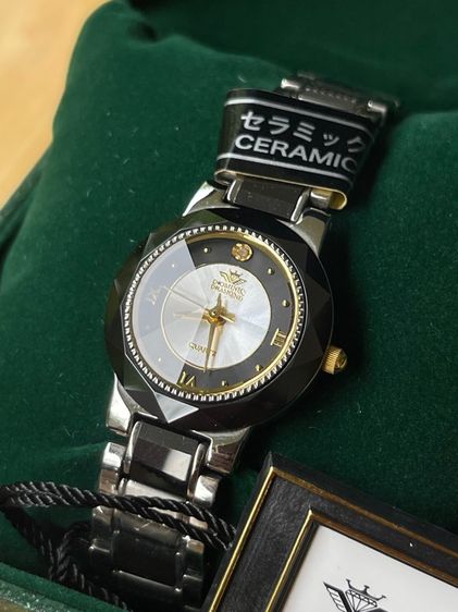 DOMINIC Diamond Ceramic Quartz Watch Lady รูปที่ 4