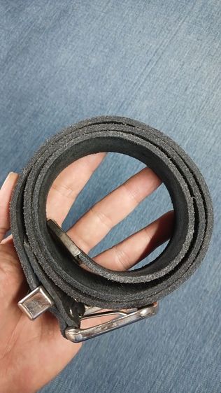 เข็มขัดหนังแท้ หนังกลับ เอว 29 ถึง 33 กว้าง 1.5 ยาวรวมหัว 39.5 หนังหนานิ่ม สภาพหล่อ รูปที่ 5