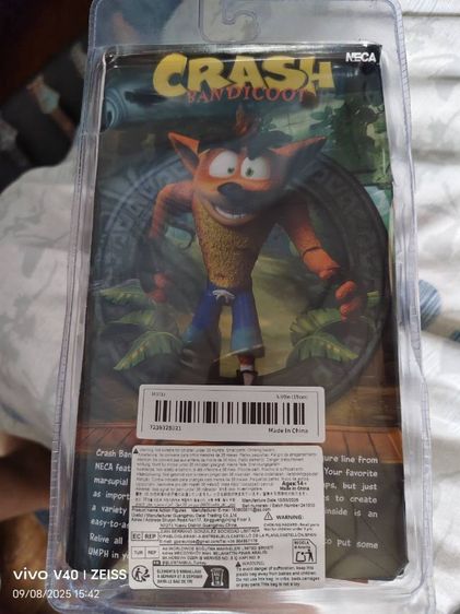 หุ่น  crash bandicoot. ของใหม่ไม่เคยแกะ  กล่องบุบนิดนึง ขาย 750 บาทรวมส่ รูปที่ 5
