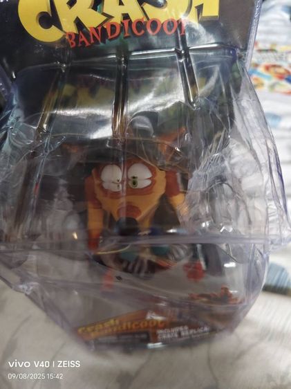 หุ่น  crash bandicoot. ของใหม่ไม่เคยแกะ  กล่องบุบนิดนึง ขาย 750 บาทรวมส่ รูปที่ 2