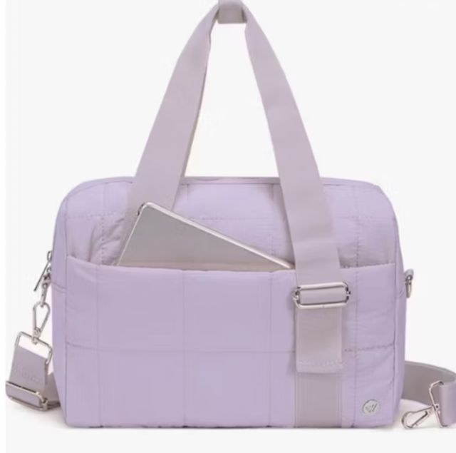 หญิง ไนล่อน อื่นๆ กระเป๋าPuffy ถือ  หรือสะพายสายยาว สีม่วงพาสเทล