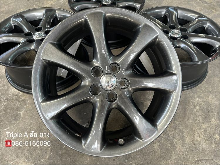 ✨ล้อแม็ก 5รู100✨Toyota Wish ขอบ 17 สีเทากัน💖สวยกริ๊บ💖 รูปที่ 2
