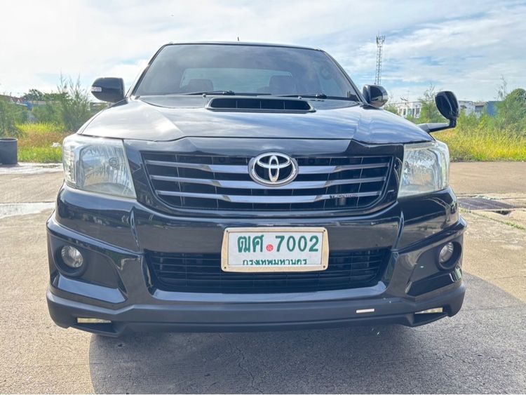 Toyota Hilux Vigo Champ 2013 Smart Cab 2.5 E VNT Prerunner TRD Pickup ดีเซล ไม่ติดแก๊ส เกียร์ธรรมดา ดำ