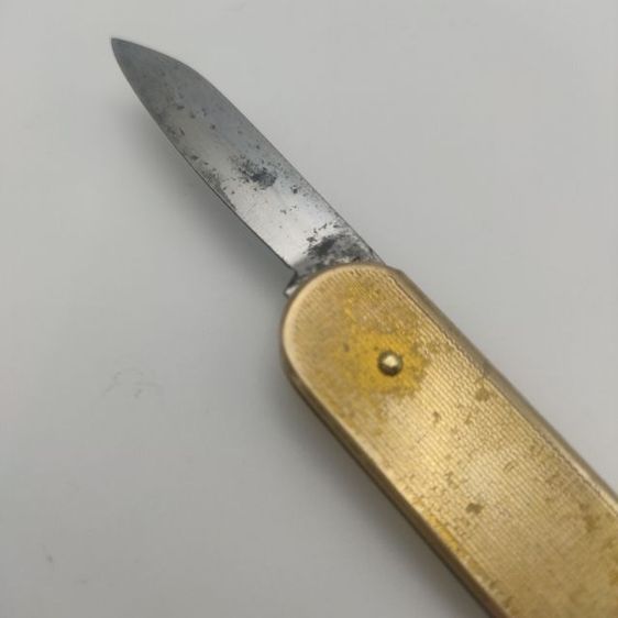 มีดพับ เก่าวินเทจ งาน Pat pend usa ทองชุบ ใบมีด 1.5 นิ้ว รูปที่ 5