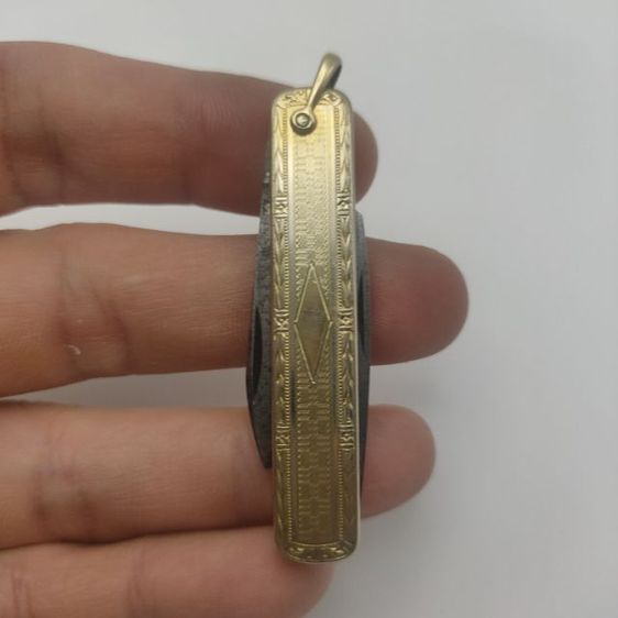 มีดพับ เก่าวินเทจ งาน hay ward ทองชุบ ใบมีด 1.5 นิ้ว รูปที่ 7