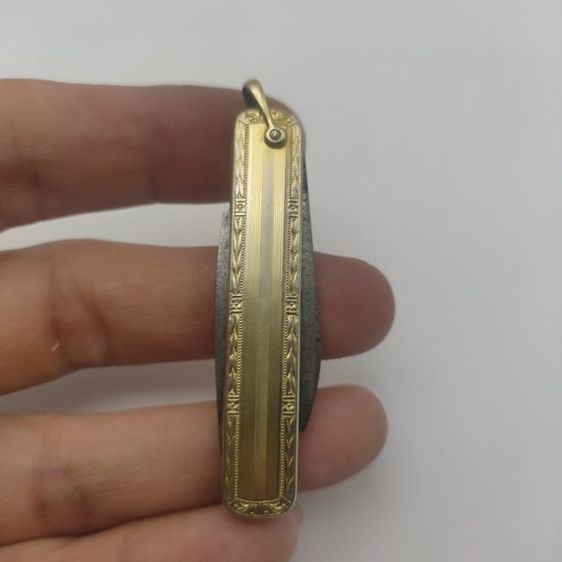 มีดพับ เก่าวินเทจ งาน hay ward ทองชุบ ใบมีด 1.5 นิ้ว รูปที่ 8