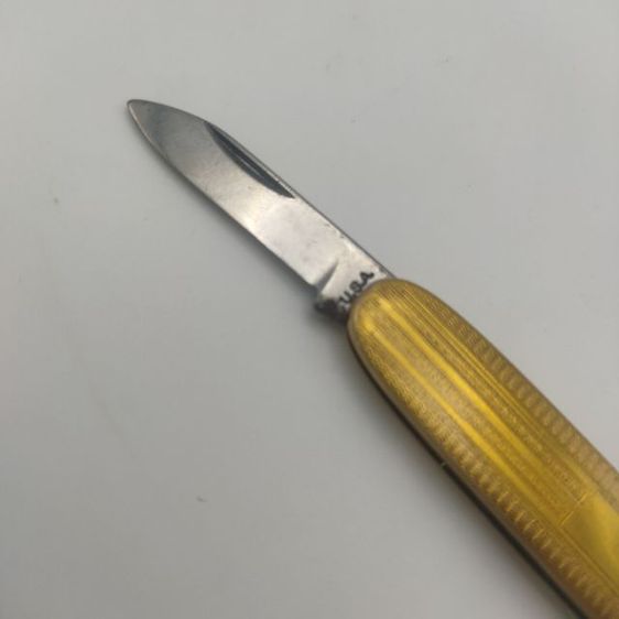 มีดพับ เก่าวินเทจ งาน colonial from RI usa ทองชุบ ใบมีด1นิัว กับ 1.5 นิ้ว รูปที่ 3