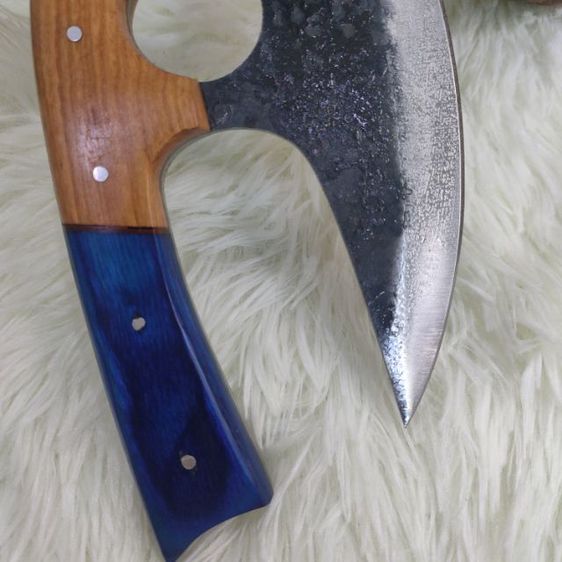 มีด Custom ทรงมีดพิซซ่า พร้อมซองหนังแท้ งานอเมริกัน ขอลงใหม่ รูปที่ 3