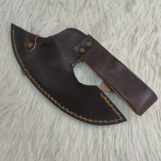 มีด Custom ทรงมีดพิซซ่า พร้อมซองหนังแท้ งานอเมริกัน ขอลงใหม่ รูปที่ 10