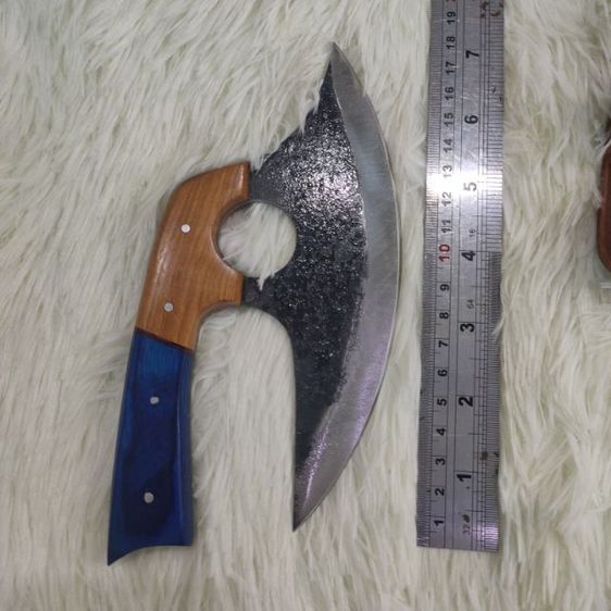 มีด Custom ทรงมีดพิซซ่า พร้อมซองหนังแท้ งานอเมริกัน ขอลงใหม่ รูปที่ 8