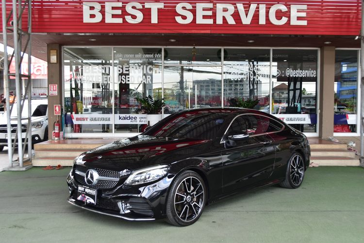 Mercedes-Benz C-Class 2021 C200 Sedan เบนซิน ไม่ติดแก๊ส เกียร์อัตโนมัติ ดำ