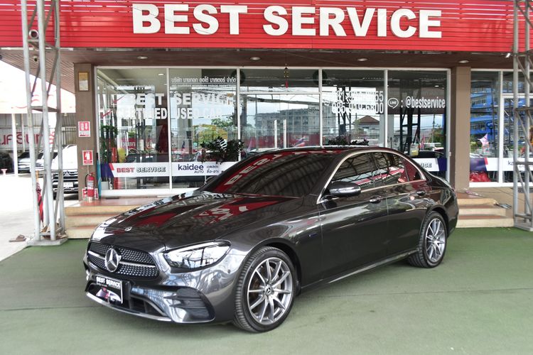 รถ Mercedes-Benz E-Class E300e สี เทา