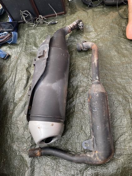 ท่อไอเสียมอเตอร์ไซค์ Honda msx125 ตัวเก่า มือสอง