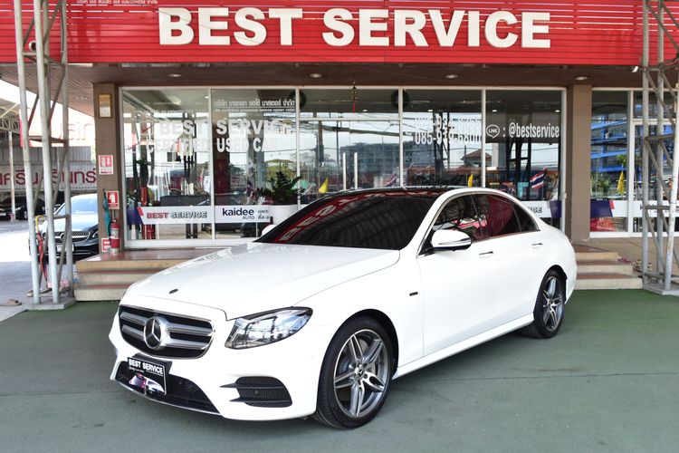 Mercedes-Benz E-Class 2019 E350 AMG Sedan เบนซิน ไม่ติดแก๊ส เกียร์อัตโนมัติ ขาว