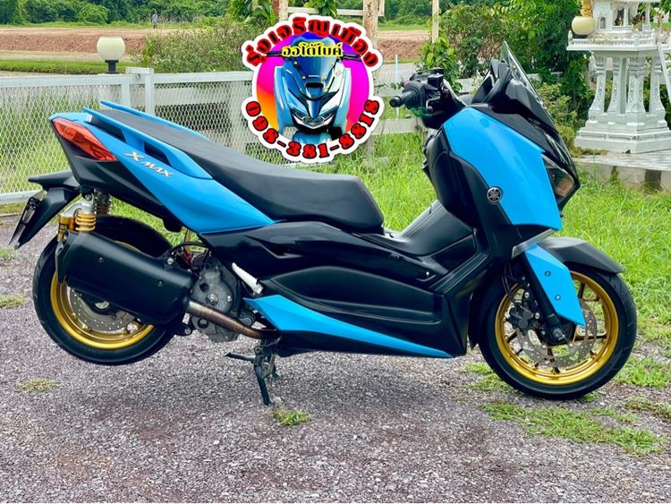 YAMAHA XMax300 ปี18จด19  สีฟ้า รูปที่ 4