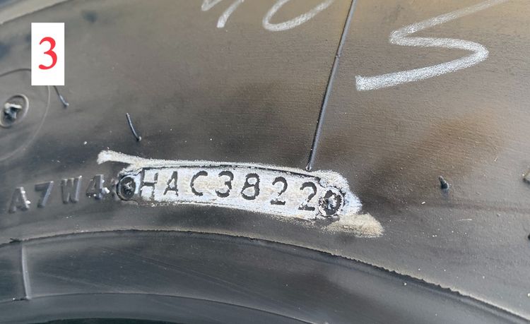 Radial พร้อมใช้ Bridgestone 8.25r16 รุ่น r156 คละปี มี 3เส้น รูปที่ 16