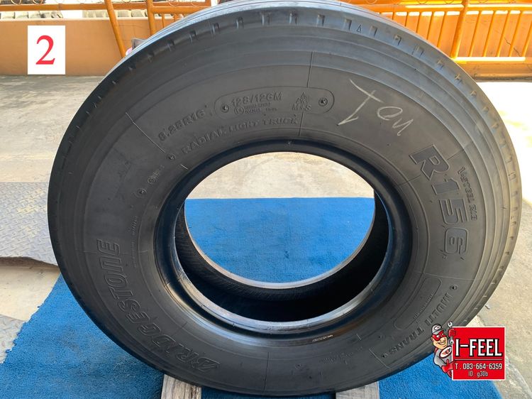 Radial พร้อมใช้ Bridgestone 8.25r16 รุ่น r156 คละปี มี 3เส้น รูปที่ 8