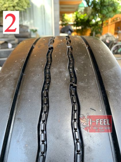 Radial พร้อมใช้ Bridgestone 8.25r16 รุ่น r156 คละปี มี 3เส้น รูปที่ 7