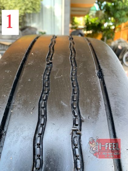 Radial พร้อมใช้ Bridgestone 8.25r16 รุ่น r156 คละปี มี 3เส้น รูปที่ 3