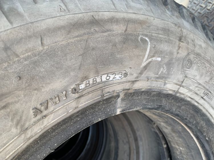 ยางบรรทุก BS 7.50r16 mr ในรองครบ ชุดนี้มี 8เส้น คละปีผลิต ผ้าใบอัดดอกได้ รูปที่ 13