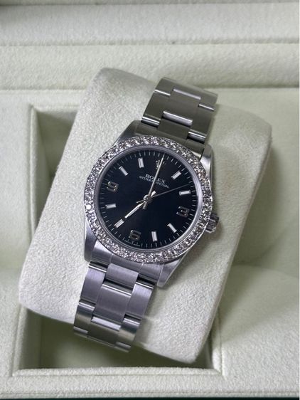 Rolex Oyster Oerpatual Boy 31mm.หน้าดำ เลข369 เซอร์วิสเรียบร้อยพร้อมใช้ รูปที่ 3