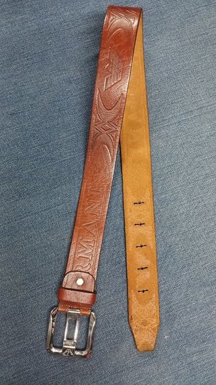 เข็มขัดหนังแท้ งานแฟชั่น เอว 29 ถึง 33 กว้าง 1.7 ยาวรวมหัว 39 หนังสวย ลายสวย สภาพหล่อ รูปที่ 7