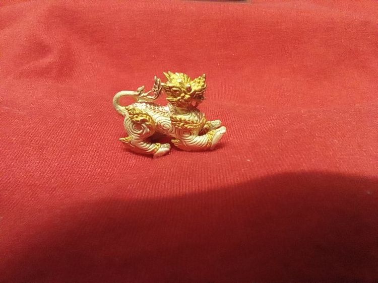 สิงห์เมตตามหาบารมี เนื้อเงิน 3 กษัตริย์ หลวงพ่อพูล วัดไผ่ล้อม  รูปที่ 3