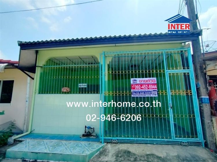 ทาวน์เฮ้าส์ 1 ชั้น 21 ตร.ว. หมู่บ้านกรีนการ์เด้นโฮม คลอง11 ซอย69 คลอง11 ถนนรังสิต-นครนายก ถนนลำลูกกา ธัญบุรี ปทุมธานี