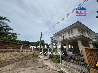 บ้านเดี่ยว 2 ชั้น 74.1 ตร.ว. หมู่บ้านเพลสแอนด์พาร์ค ประชาอุทิศ ซอยประชาอุทิศ90 ถนนประชาอุทิศ ถนนสุขสวัสดิ์ พระสมุทรเจดีย์ สมุทรปราการ