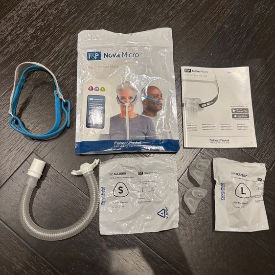 อุปกรณ์เพื่อสุขภาพ Fisher Paykel Nova Micro Nasal Pillow CPAP Mask
