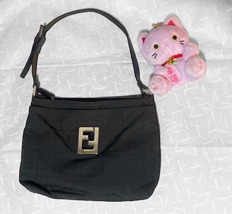 กระเป๋าFENDI ZUCCA CANVAS SHOULDER BAG
