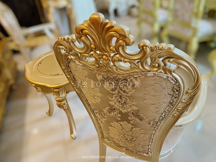 SABRINA Classic Coffee Set ชุดโต๊ะน้ำชาสไตล์หลุยส์ รุ่น ซาบริน่า รูปที่ 6