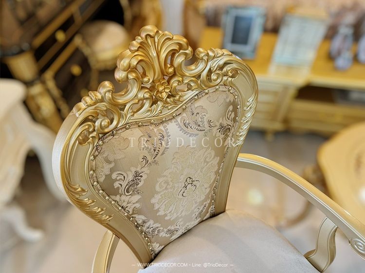 SABRINA Classic Coffee Set ชุดโต๊ะน้ำชาสไตล์หลุยส์ รุ่น ซาบริน่า รูปที่ 4