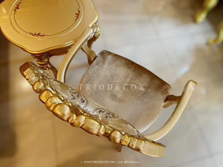 SABRINA Classic Coffee Set ชุดโต๊ะน้ำชาสไตล์หลุยส์ รุ่น ซาบริน่า รูปที่ 8