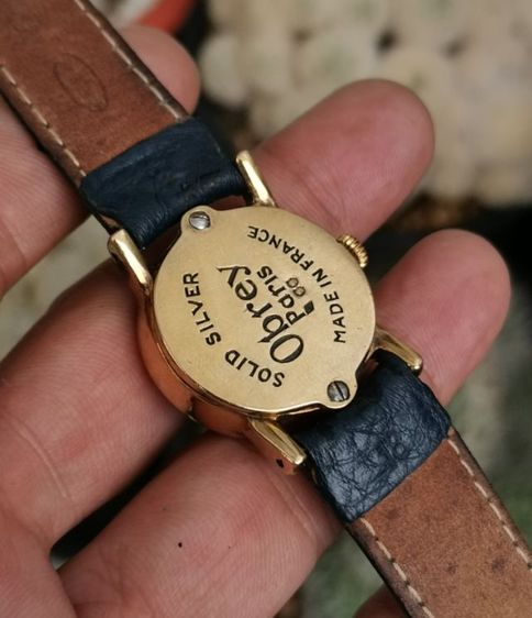 นาฬิกา Vintage Obrey Paris Sterling Silver เคลือบทอง ระบบ Quartz ใครสะสมแนวนี้จัดไปครับ ราคาแบ่งปัน รูปที่ 12