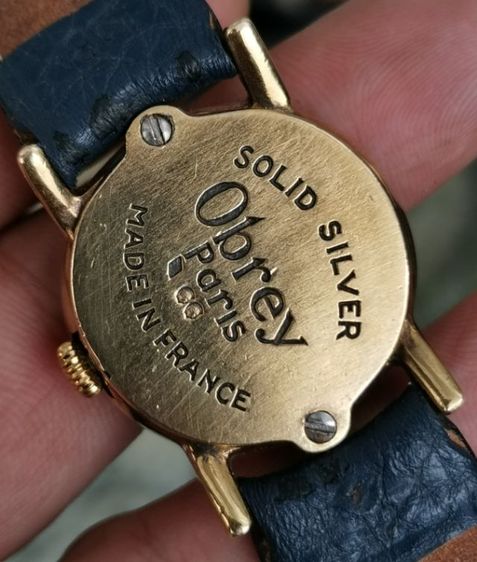 นาฬิกา Vintage Obrey Paris Sterling Silver เคลือบทอง ระบบ Quartz ใครสะสมแนวนี้จัดไปครับ ราคาแบ่งปัน รูปที่ 13