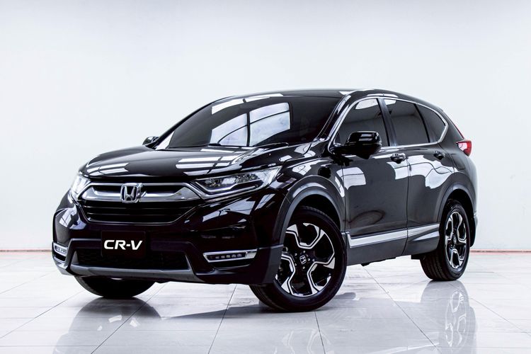 Honda CR-V 2019 1.6 DT EL 4WD Utility-car เบนซิน ไม่ติดแก๊ส เกียร์อัตโนมัติ ดำ รูปที่ 4