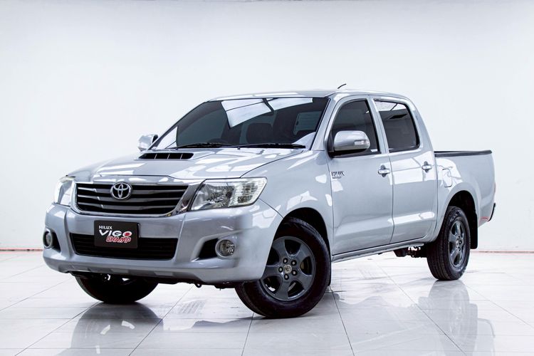 Toyota Hilux Vigo 2014 2.5 G Pickup ดีเซล ไม่ติดแก๊ส เกียร์ธรรมดา เทา
