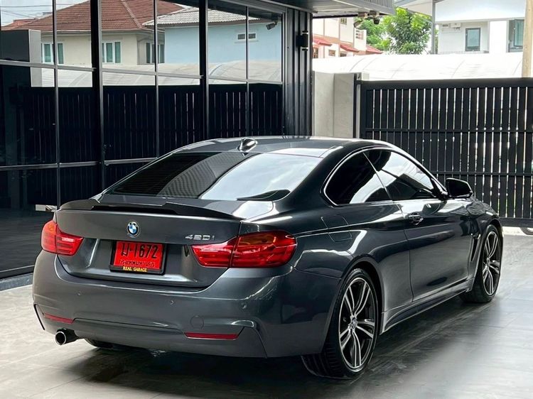 BMW Series 4 2016 420i Sedan เบนซิน ไม่ติดแก๊ส เกียร์อัตโนมัติ เทา รูปที่ 4