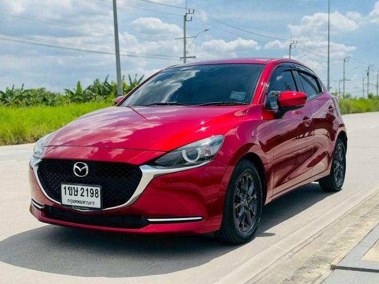 Mazda Mazda 2 2020 1.3 Skyactiv-G S Leather Sedan Sedan เบนซิน ไม่ติดแก๊ส เกียร์อัตโนมัติ แดง