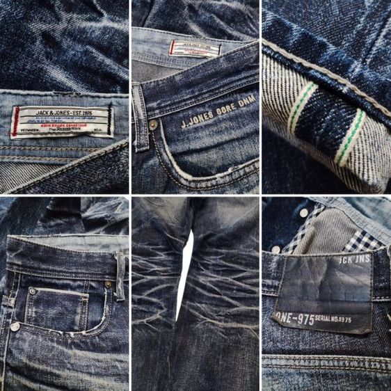 ยีนส์ JACK  JONES👖🇮🇹เฟดมันมันน รูปที่ 18