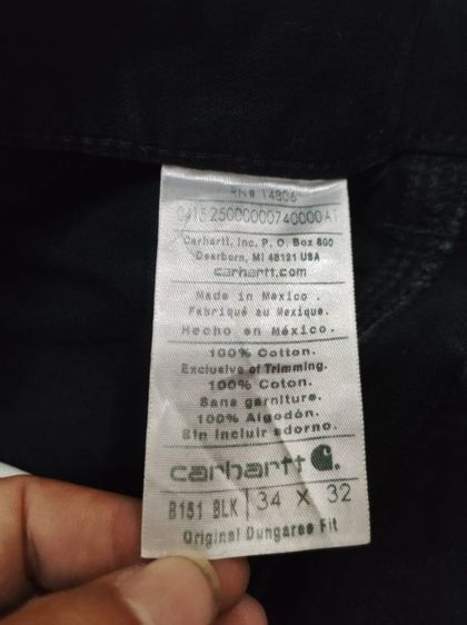 กางเกงดำ CARHARTT👖🌿 รูปที่ 16