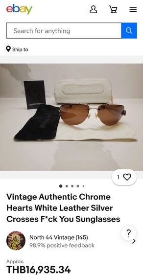 แว่นกันแดด Chrome Hearts​ F... You พร้อมเลนส์ Zeiss ราคาแบ่งปันครับ รูปที่ 15