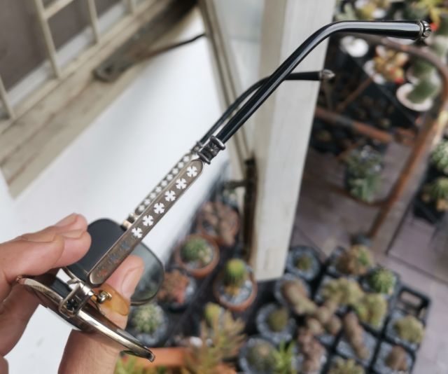 แว่นกันแดด Chrome Hearts​ Wrecked'Em SS-BK-P (Shiny Silver-Black-Plastic)​ เลนส์ Carl Zeiss พร้อมกล่องแท้ หายากสุดๆ ราคาแบ่งปันครับ รูปที่ 6